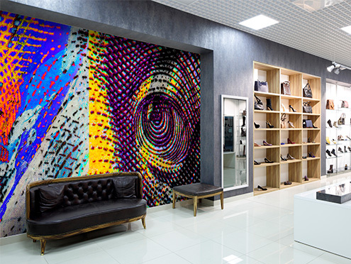 exemple impression mimaki UCJV330 décoration intérieure