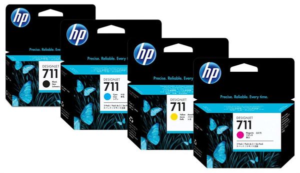 Pack Cartouches Encres pour HP T520 et T120 - Matériel Grand Format