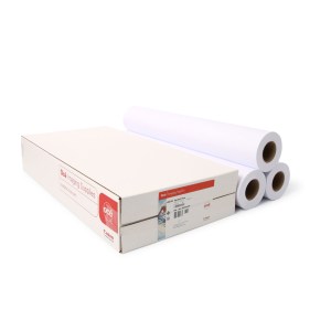Trois rouleaux de Papier Couché Canon Océ 90g A0 45m avec emballage