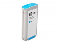 Cartouche Encre Cyan HP N°728 130ml F9J67A