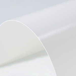 Détail de la texture du papier photo Mediajet gamme PhotoArt White Baryta 36 pouces