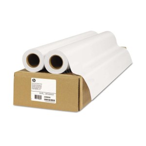 Rouleaux film polypropylène mat HP Everyday 120 g/m² 914 mm x 30,5 m - Lot de 2 hors des emballages
