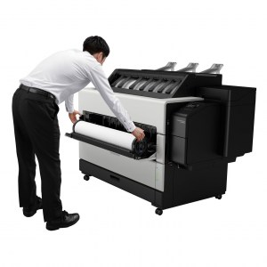 Imprimante Canon TZ-30000 vue du chargement rouleau