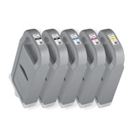 Jeu de 5 encres 700 ml Canon iPF TX-2000 TX-3000 TX-4000