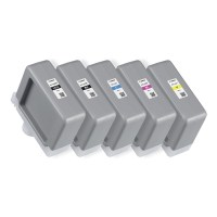 Jeu de 5 encres 160 ml Canon iPF TX-2000 TX-3000 TX-4000
