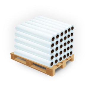 Palette de 75 rouleaux de papier A0