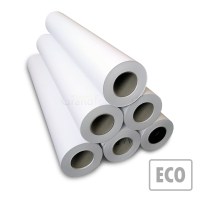 Six rouleaux de papier blanc économique sans leurs emballages
