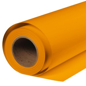 Rouleau Papier Couché Orange Fluo 95g 36 pouces 45m sans son emballage
