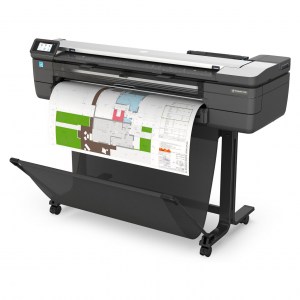 Traceur HP Designjet T830 MFP vue de gauche