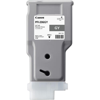PFI-206 GY ENCRE GRIS CANON 300ml