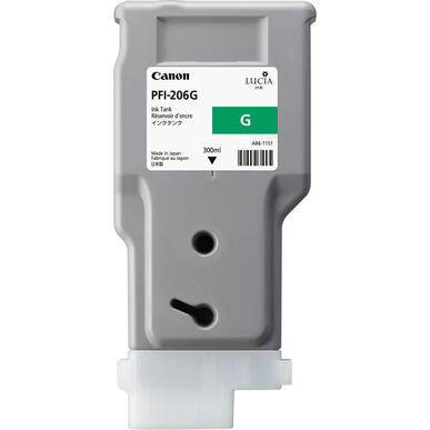 DESTOCKAGE PFI-206 G ENCRE VERT CANON 300ml