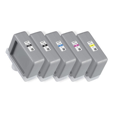Jeu de 5 encres 160 ml Canon iPF TX-2000 TX-3000 TX-4000