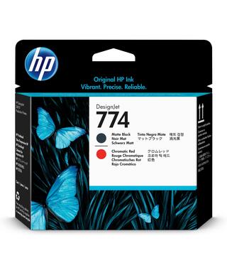 Tête Noire Mate & Rouge Chromatique HP 774 P2V97A