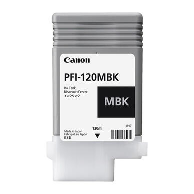 Cartouche Encre Noire Mate PFI-120 MBK Canon 130 ml