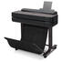 Traceur HP DesignJet T650 24 pouces sur son stand avec panier