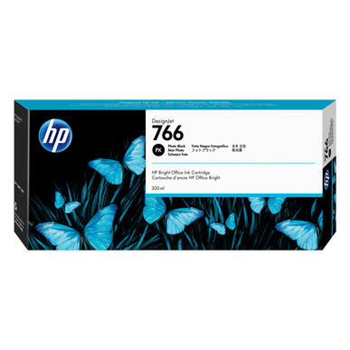 Cartouche encre Noir Photo HP N°766 300ml P2V94A