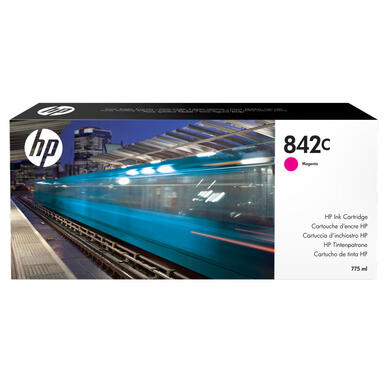Cartouche encre PageWide XL Magenta HP N°842C 775ml C1Q55A