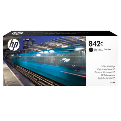 Cartouche encre PageWide XL Noir HP N°842C 775ml C1Q53A