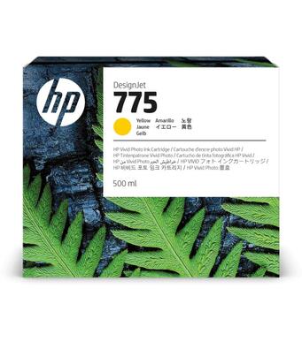 Cartouche encre Jaune HP 775 - 500 ml 1XB19A