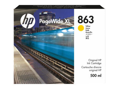Cartouche encre Jaune HP N°863 500 ml F9K39A