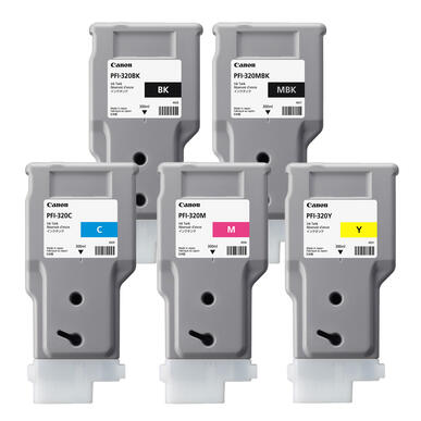 Jeu de 5 encres 300 ml Canon TM-300