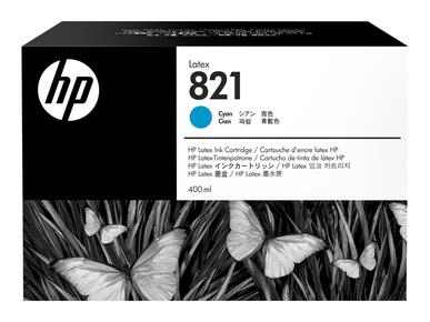 Cartouche encre Latex Cyan HP 821 - 400 ml G0Y86A