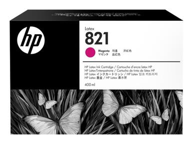 Cartouche encre Latex Magenta HP 821 - 400 ml G0Y87A