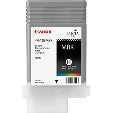 PFI-103MBK Encre Noire Mate Canon 130ml