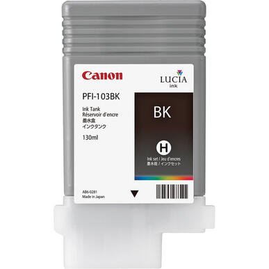 PFI-103BK Encre Noire Canon 130ml