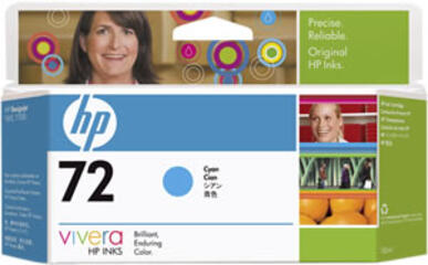 C9371A ENCRE CYAN HP N°72 130ml