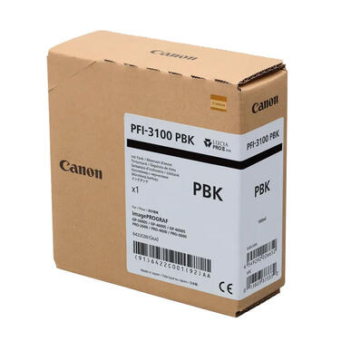 Cartouche encre Noire Photo PFI-3100 PBK Canon 160ml