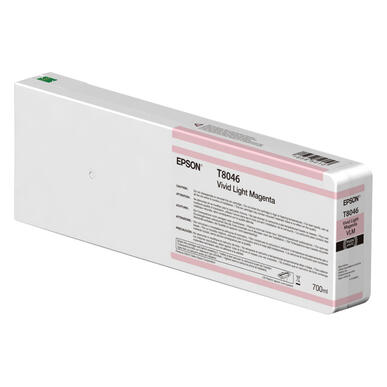 Cartouche encre Epson T8046 Vivid Magenta Clair 700 ml