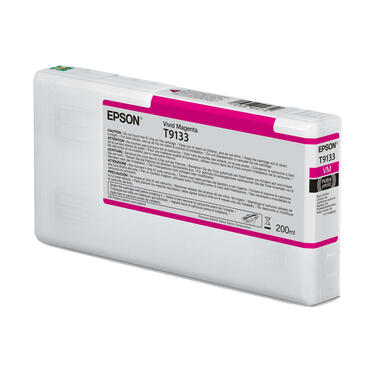 Cartouche encre Epson T9133 Vivid Magenta 200 ml