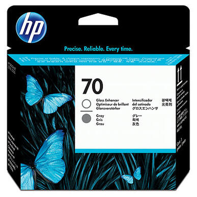 TÊTE GRISE ET OPTIMISATEUR DE BRILLANCE HP N°70
