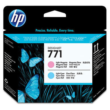 CE019A Tête Magenta Clair & Cyan Clair HP N°771
