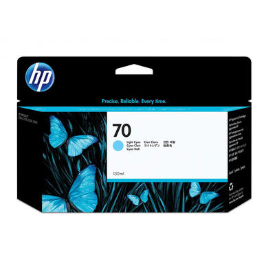C9390A Encre Cyan Clair HP N°70 130ml