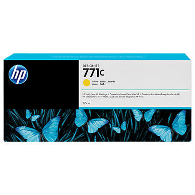B6Y10A ENCRE JAUNE HP N°771C 775ml