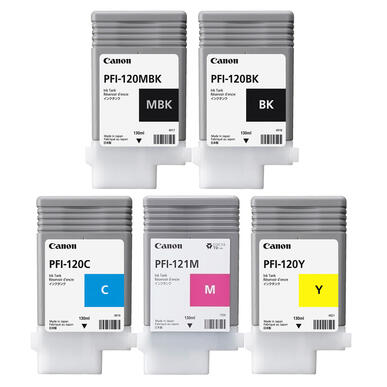 Jeu de 5 encres 130 ml Canon TM-350