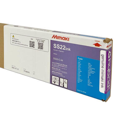 Cartouche encre éco-solvant Cyan Mimaki SS22 - 440 ml