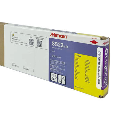 Cartouche encre éco-solvant Jaune Mimaki SS22 - 440 ml