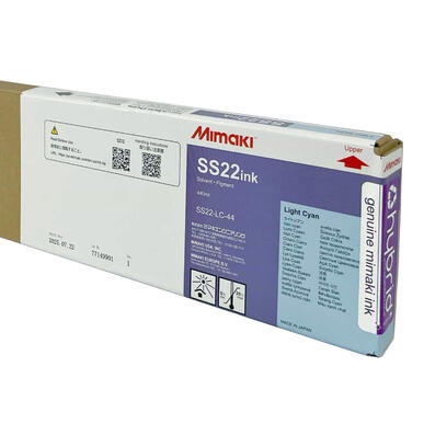 Cartouche encre éco-solvant Cyan Clair Mimaki SS22 - 440 ml