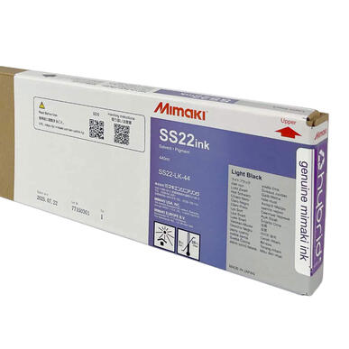 Cartouche encre éco-solvant Noir Clair Mimaki SS22 - 440 ml