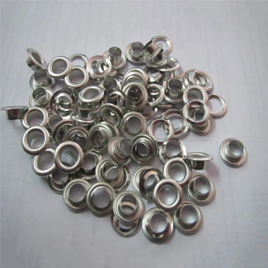 Lot œillets chrome 10 mm pour bâche (1000 mâles / 1000 femelles)
