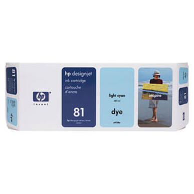C4934A ENCRE CYAN CLAIR HP N°81 680ml