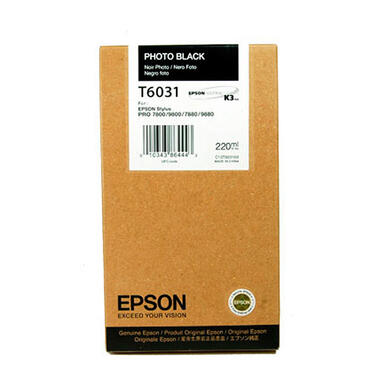 C13T603100 ENCRE NOIR PHOTO EPSON 220ml