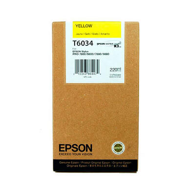 C13T603400 ENCRE JAUNE EPSON 220ml